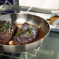 GreenPan&#8482; Reserve Uncoated Stainless-Steel 2-Piece Fry Pan Set, 10&quot; &amp; 12&quot;