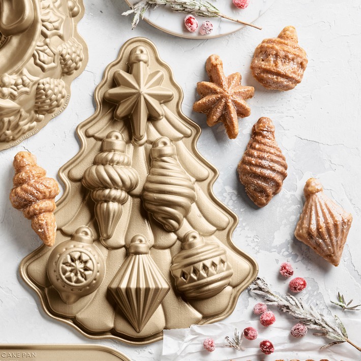 Nordic Ware Nonstick Cast Aluminum Ornament Cakelet Pan Williams