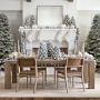 Jeff Leatham x Williams Sonoma Faux Fur Stocking White