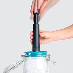 Airtender x Kilner Clip Top Jar Vacuum Pack, Set of 3