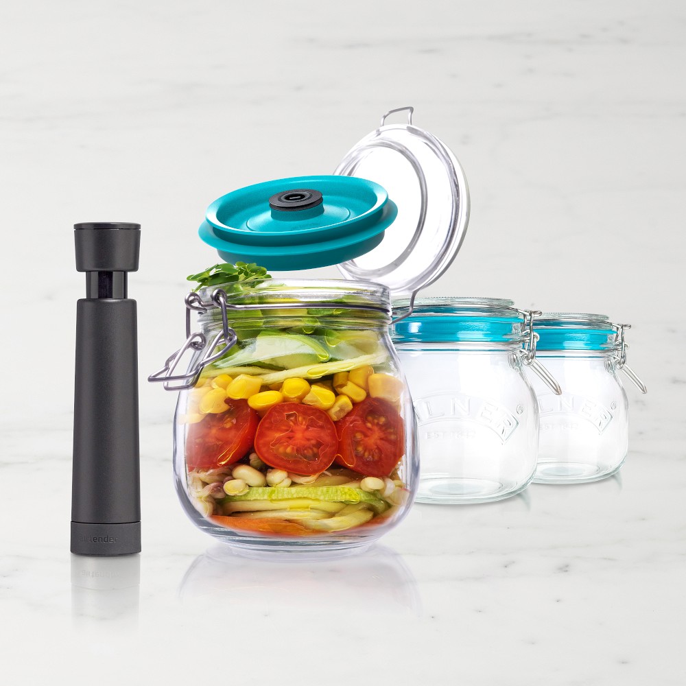 Kilner Clip Top Jar Vacuum Pack 0.5 Liter, Set of 3