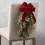 Classic Greenery Faux Chair Swag