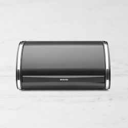 Brabantia Roll Top Bread Box, Medium, Matte Black