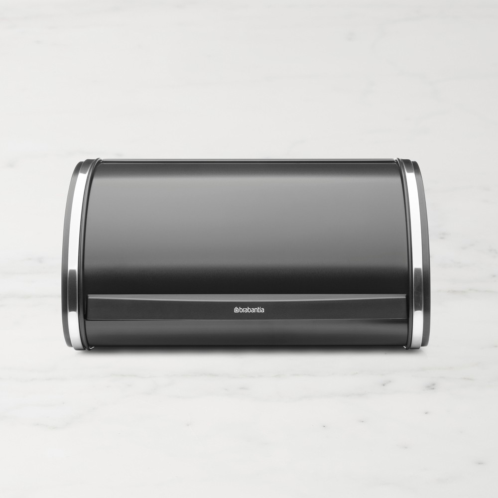 Brabantia Roll Top Bread Box, Medium, Matte Black