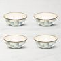 MacKenzie-Childs Sterling Check Everyday Bowls, Set of 4