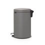 Brabantia newIcon Step On Trash Can, 3.2 Gallon