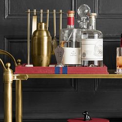 THE GEORGE x Williams Sonoma Home Leather Wrapped Tray