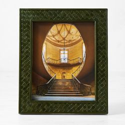 Woven Leather Frame