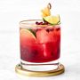 Gold Rim Double Old-Fashioned Glasses, Set of 4