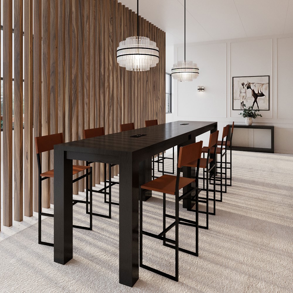 Harlow Bar Height Communal Rectangular Dining Table (72&quot;)