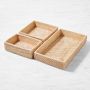 Hold Everything In Drawer and Countertop Woven Trays, Set of 3