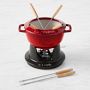Staub Enameled Cast Iron Fondue Pot, 1 3/4 Qt.