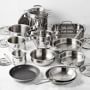 All-Clad D5&#174; Stainless-Steel 24-Piece Cookware Set