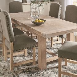 Bauhaus Extendable Rectangular Dining Table (78&quot;-110&quot;)