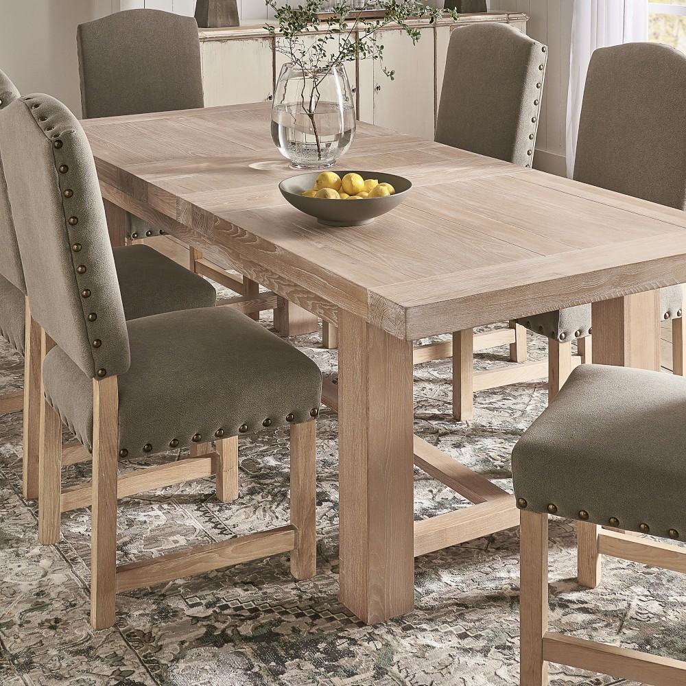 Bauhaus Extendable Rectangular Dining Table (78&quot;-110&quot;)