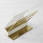 Honeycomb Marble Cookbook Holder