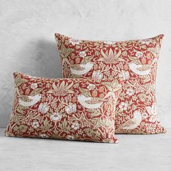 Morris &amp; Co. x Williams Sonoma Home Reversible Performance Pillow Cover, Strawberry Thief