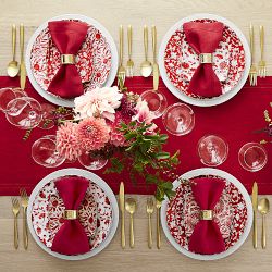 Linen Double Hemstitch Table Runner