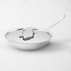 All-Clad D5® Stainless-Steel Nonstick Covered Fry Pan