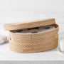 Hold Everything Woven Toilet Paper Basket, Rattan