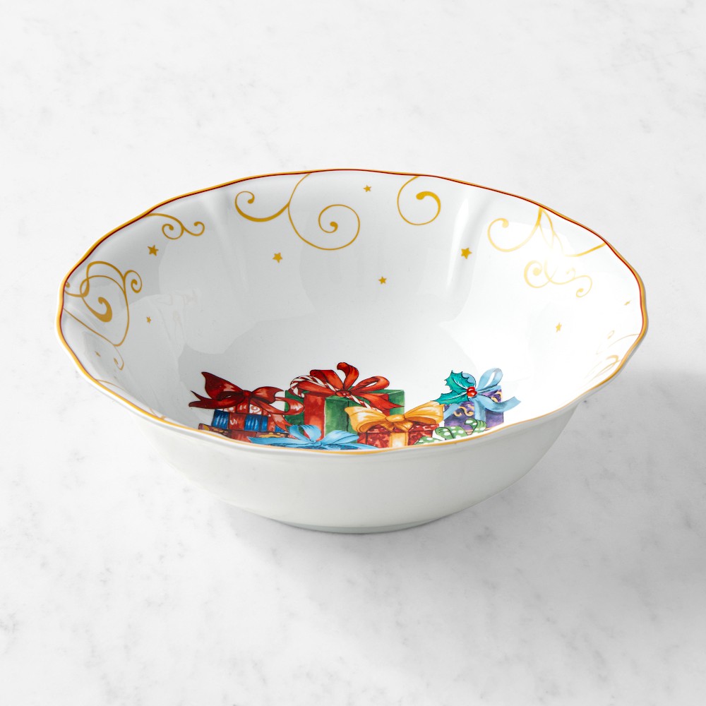 'Twas the Night Before Christmas Presents Serving Bowl