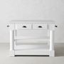 Barrelson Single Kitchen Island with Marble Top (49&quot;)