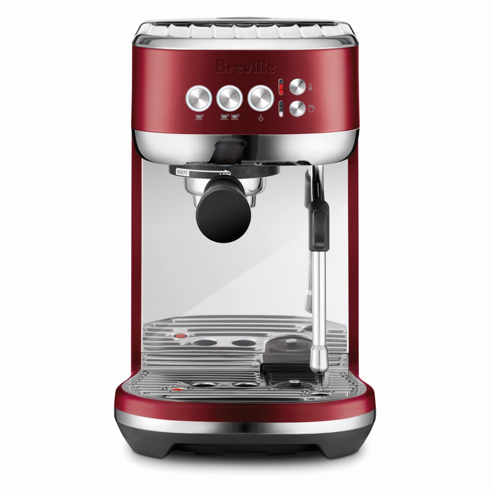 Breville Bambino Plus Espresso Machine, Red Velvet