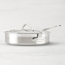 Hestan ProBond Professional Clad Stainless-Steel TITUM Nonstick Sauté Pan, 3 1/2-Qt.