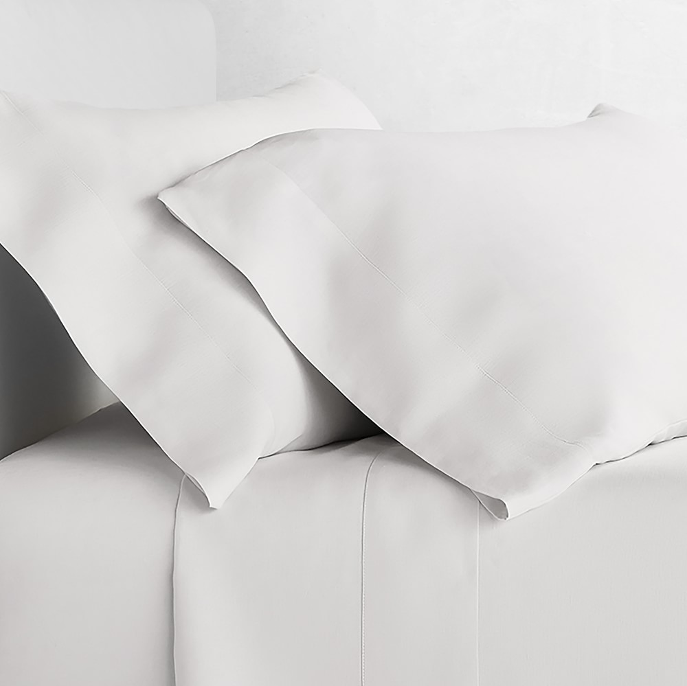 Signature Linen Sheet Set, King, White
