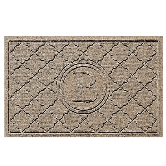 Waterhog Bombay Commercial Grade Indoor/Outdoor Monogram Doormat
