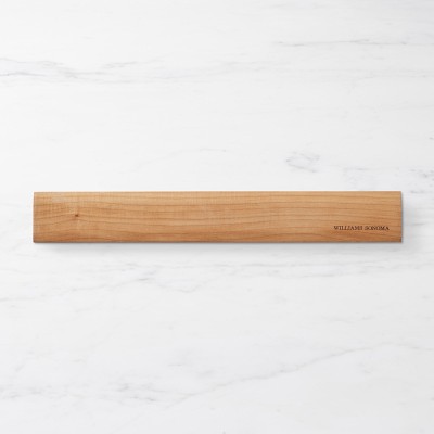 Williams Sonoma Wooden Magnetic Knife Holder Bar, Maple, 18&quot;
