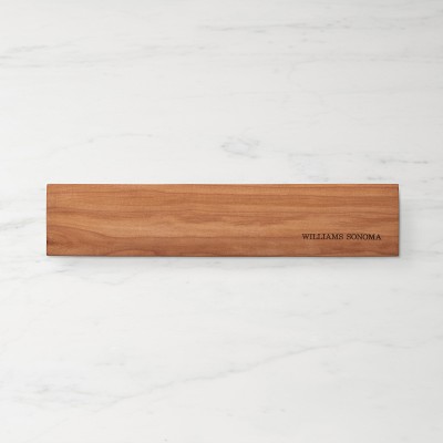 Williams Sonoma Wooden Magnetic Knife Holder Bar, Maple, 12&quot;