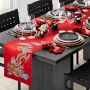 Lunar Dragon Embroidered Table Runner