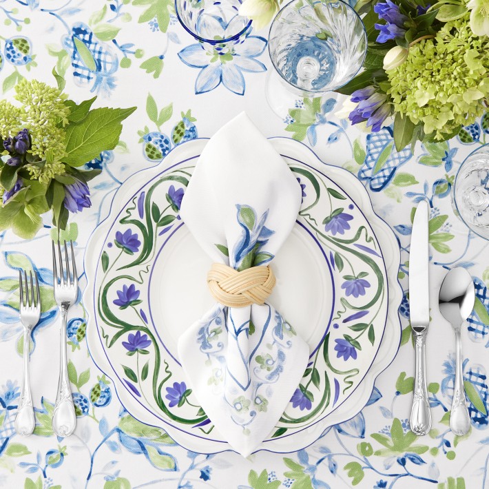 AERIN x Williams Sonoma Braided Woven Napkin Rings, Set of 4