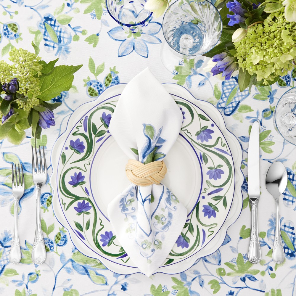 AERIN x Williams Sonoma Braided Woven Napkin Rings, Set of 4