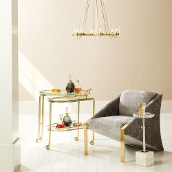 Bella Folding Bar Cart (31&quot;)