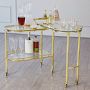 Bella Folding Bar Cart (31&quot;)