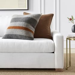 Italian Boiled Wool Solid Pillow Cover