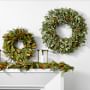 Jeff Leatham x Williams Sonoma Sonoma Winter Classic Live Wreath &amp; Garland