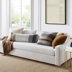 Italian Boiled Wool Stripe Pillow Cover