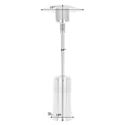 Stainless Steel Pro Series Patio Heater (33&quot;)