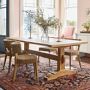 Swedish Trestle Extendable Rectangular Dining Table (84&quot;-116&quot;)