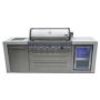 Mont Alpi 805 Deluxe Gas Grill Island with Fridge