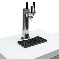 Mont Alpi 805 Deluxe Gas Grill Island with Beverage Center &amp; Fridge