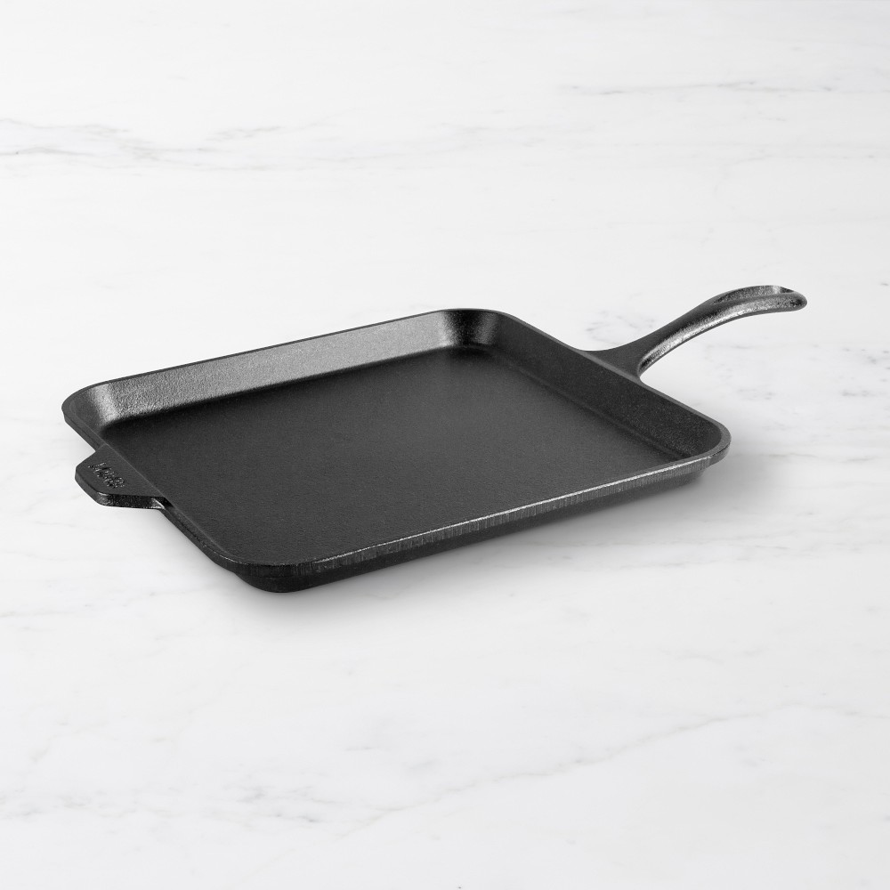Lodge Seasoned Square Cast Iron Griddle, 11"
