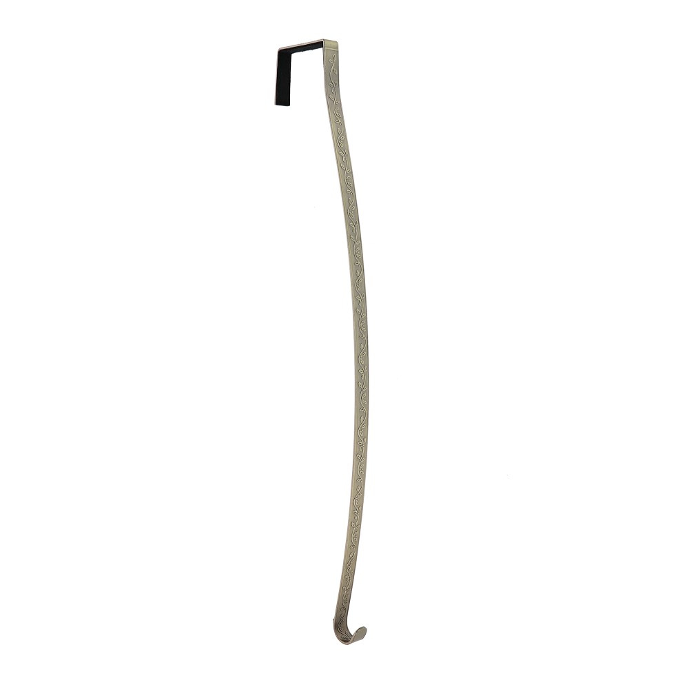 Raised Wreath Hanger, Brass