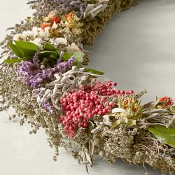 Farmers' Market Herb Live Wreath &amp; Garland
