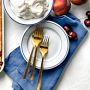 Apilco Tradition Blue-Banded Salad Plates, Set of 4