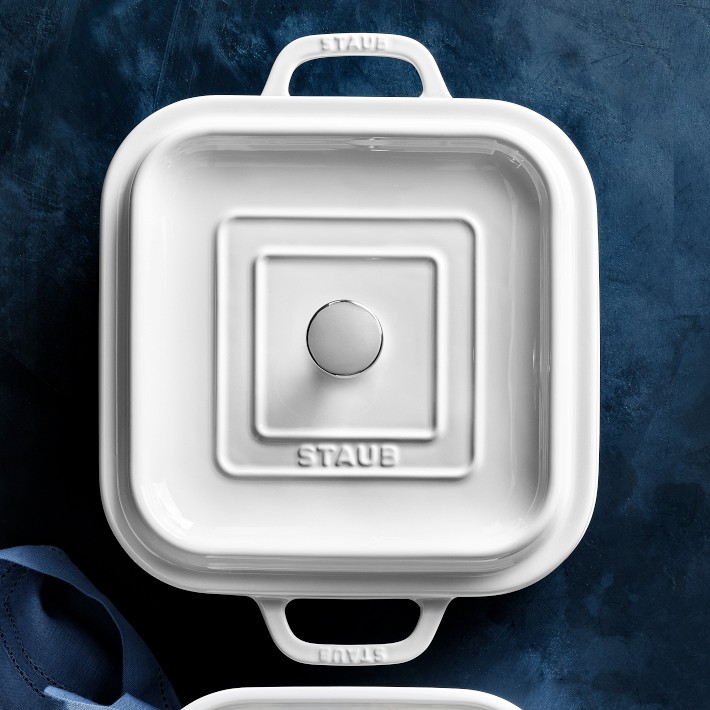 Staub Stoneware Square Covered Baking Pan - 9