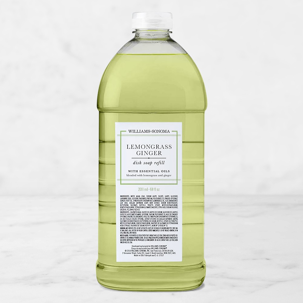 Williams Sonoma Lemongrass Ginger Dish Soap Refill, 32oz.